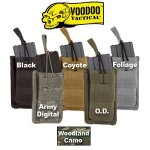 Voodoo Tactical Single AR-15 Open Top Bungee Mag Pouch