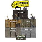 Voodoo Tactical Triple AR-15 Open Top Bungee Mag Pouch
